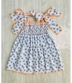 VESTIDO ELÁSTICO CANGREJOS MON PETIT BONBON VM05261