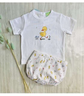 CAMISETA+ESTRICADO PATITOS PIO PIO VP674