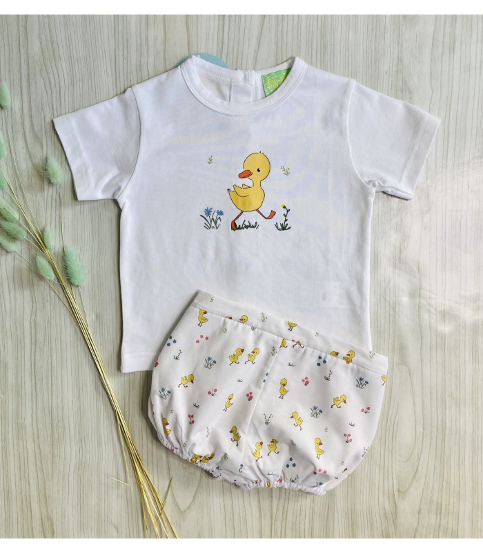 CAMISETA+ESTRICADO PATITOS PIO PIO VP674