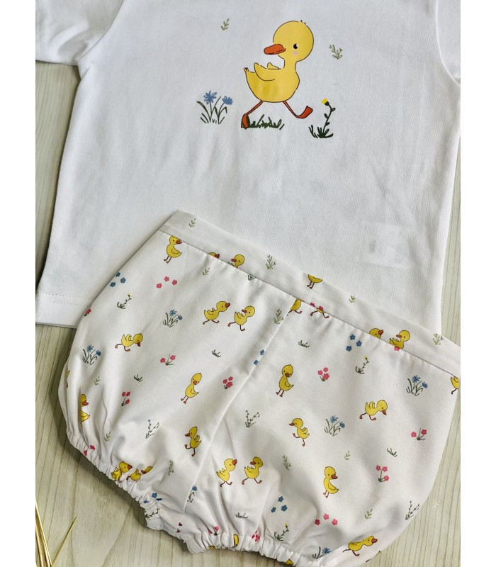 CAMISETA+ESTRICADO PATITOS PIO PIO VP674