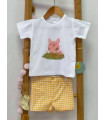 CAMISETA+PANTALON CERDITO PIO PIO VP665