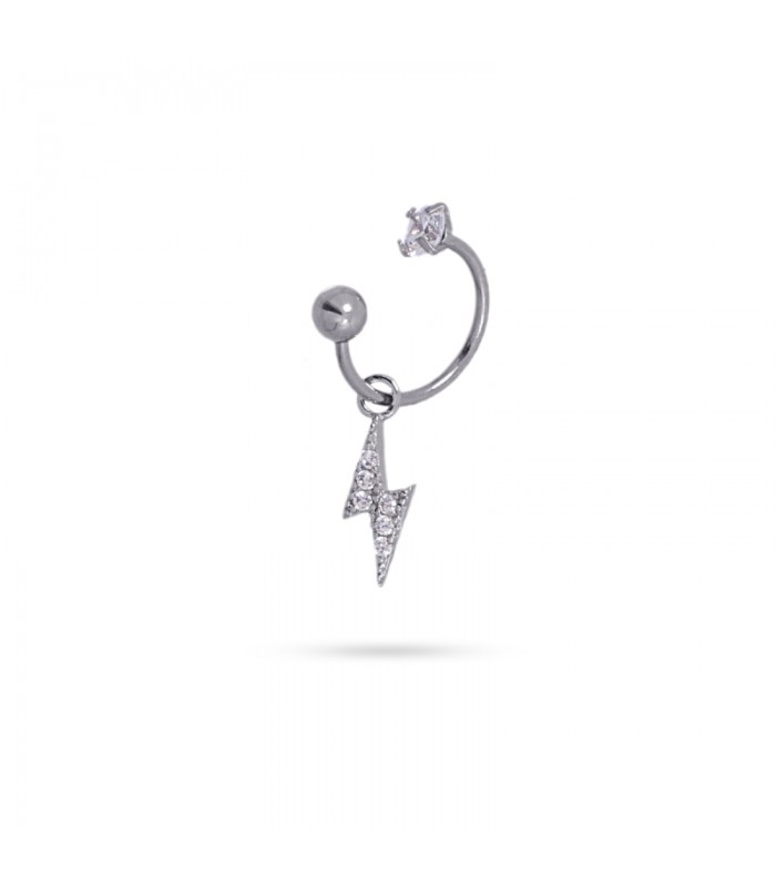 PIERCING ACERO CON CIRCONITAS CPE867