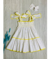 VESTIDO ELÁSTICO PLUMETI MON PETIT BONBON VM018114
