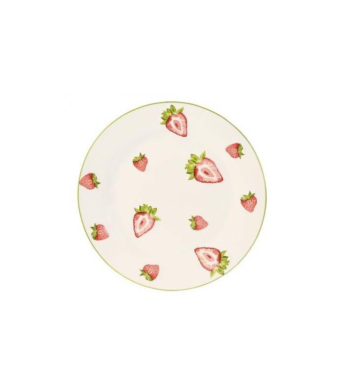 PLATO PORCELANA FRESAS 20*20*2CM PC-217514