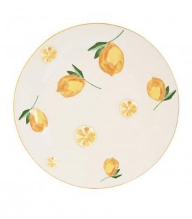 PLATO PORCELANA LIMONES 20*20*2CM PC-217514
