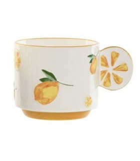 MUG PORCELANA LIMONES 300ML (12.6*9.3*7.7CM) PC-217516