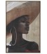 CUADRO LIENZO 80*4.5*120CM CHICA SOMBRERO CU-214754