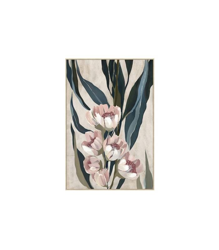 CUADRO LIENZO FLORES 83*4*123CM CU-218661