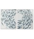 CUADRO LIENZO PECES 82.5*4*102.5CM CU-218132
