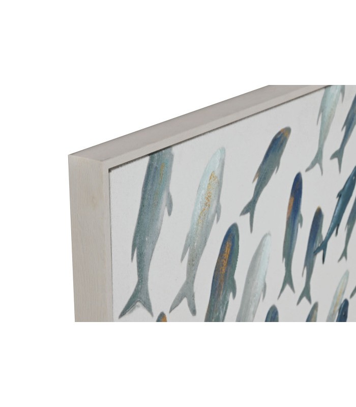 CUADRO LIENZO PECES 82.5*4*102.5CM CU-218132