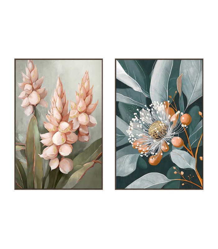 CUADRO LIENZO FLOR 83*4*123CM CU-218660