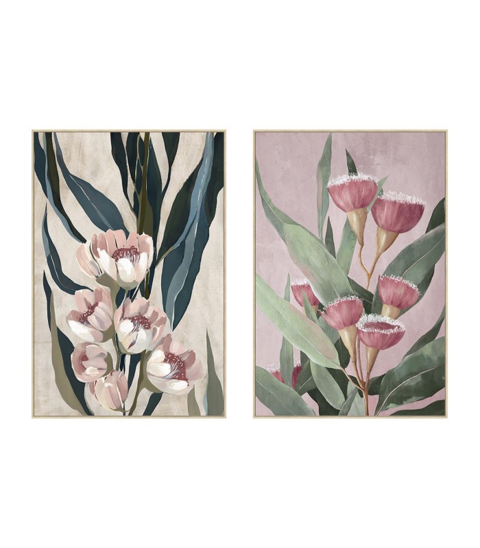 CUADRO LIENZO FLORES 83*4*123CM CU-218661