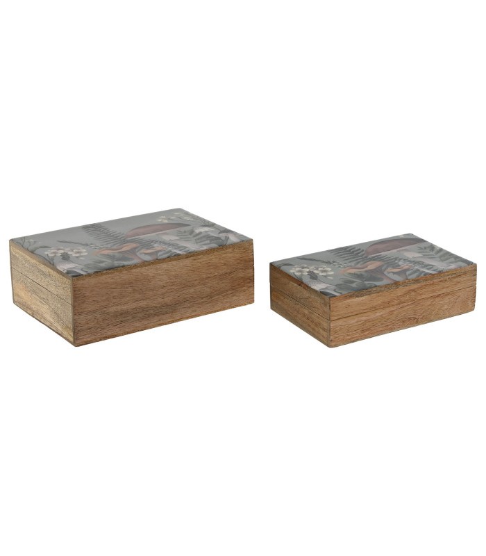 CAJA MADERA DE MANGO SETAS 25.5*18*8CM LD-215272