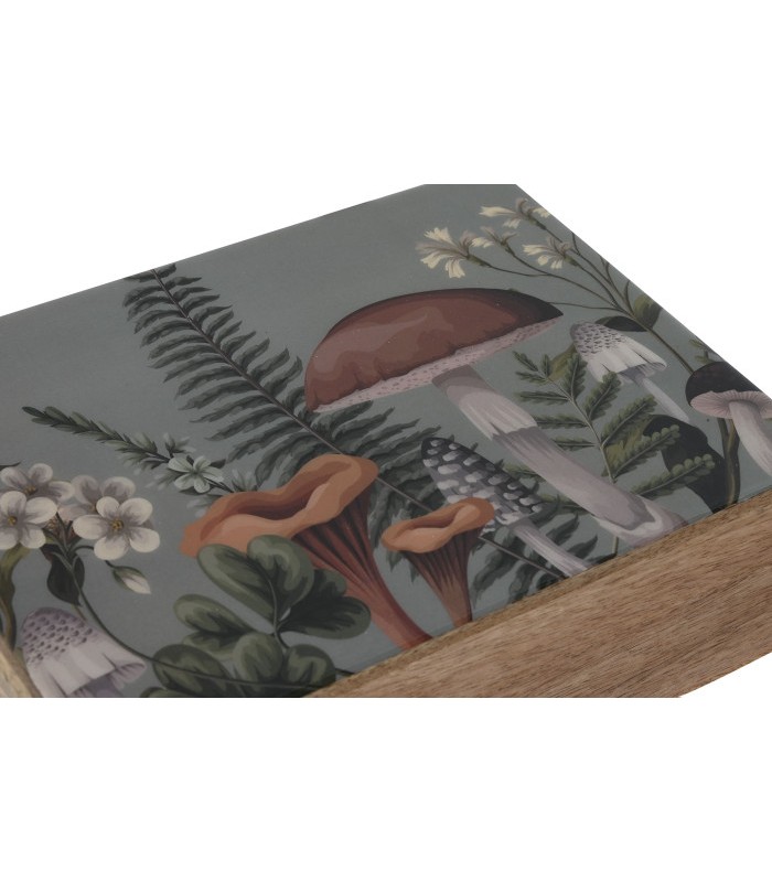CAJA MADERA DE MANGO SETAS 25.5*18*8CM LD-215272