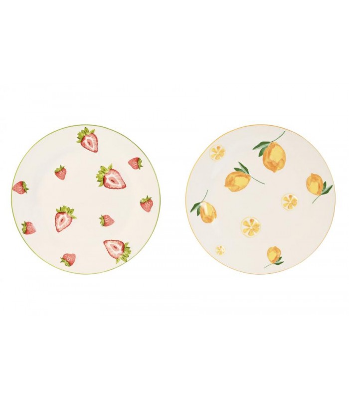 PLATO PORCELANA LIMONES 20*20*2CM PC-217514