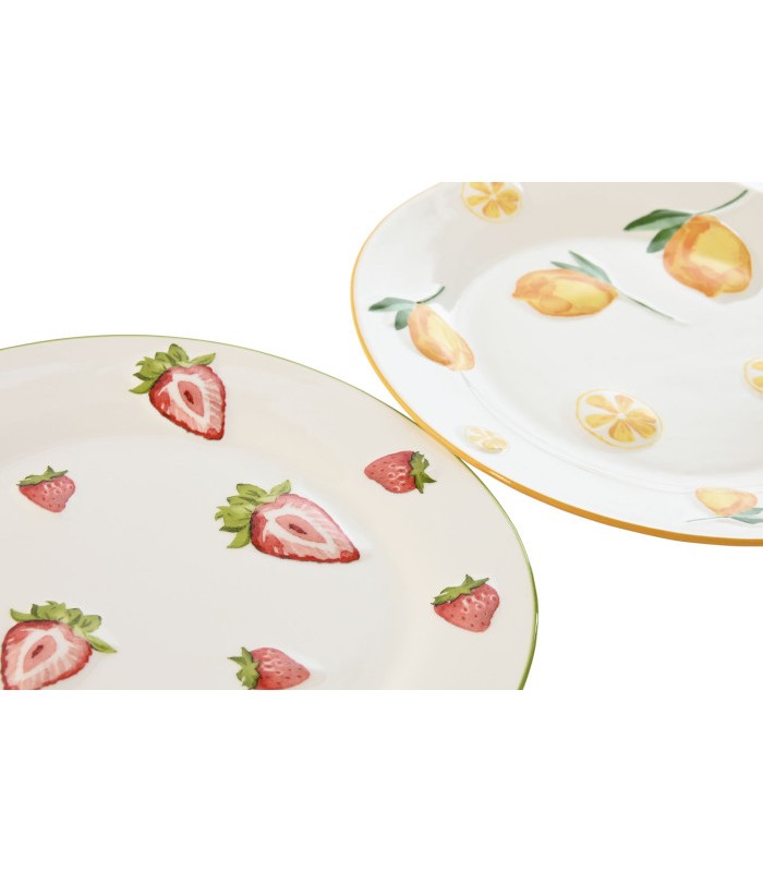 PLATO PORCELANA LIMONES 20*20*2CM PC-217514