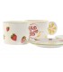 SET TAZA+PLATO PORCELANA FRESAS 210ML PC-217517
