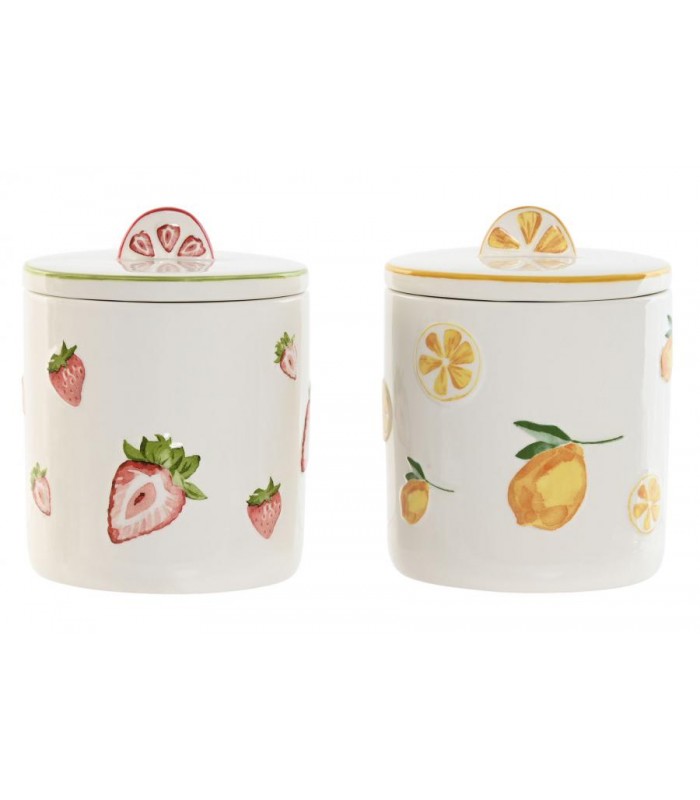 BOTE PORCELANA FRESAS 11.5*11.5*14.2CM PC-217520