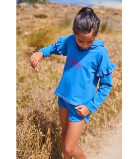SUDADERA NIÑA+SHORT NEON 9113 LA MARTINICA
