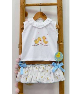 CAMISETA+BRAGUITA PATITOS VP669 PIO PIO