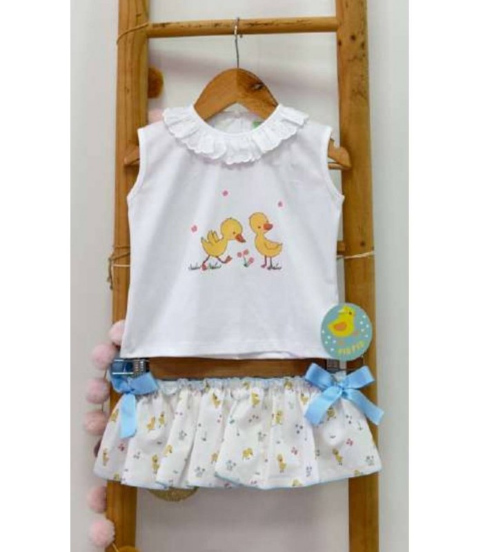 CAMISETA+BRAGUITA PATITOS VP669 PIO PIO