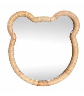ESPEJO RATAN OSO 40*3*42CM ES-218516