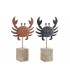 DECORACION CANGREJO MADERA 17.5*6*29CM LM-210853