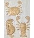 DECORACION PARED CANGREJO 55*5*53CM DP-218169