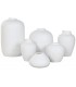 JARRON ARTESANAL GRES BLANCO 26*26*26CM JR-218430