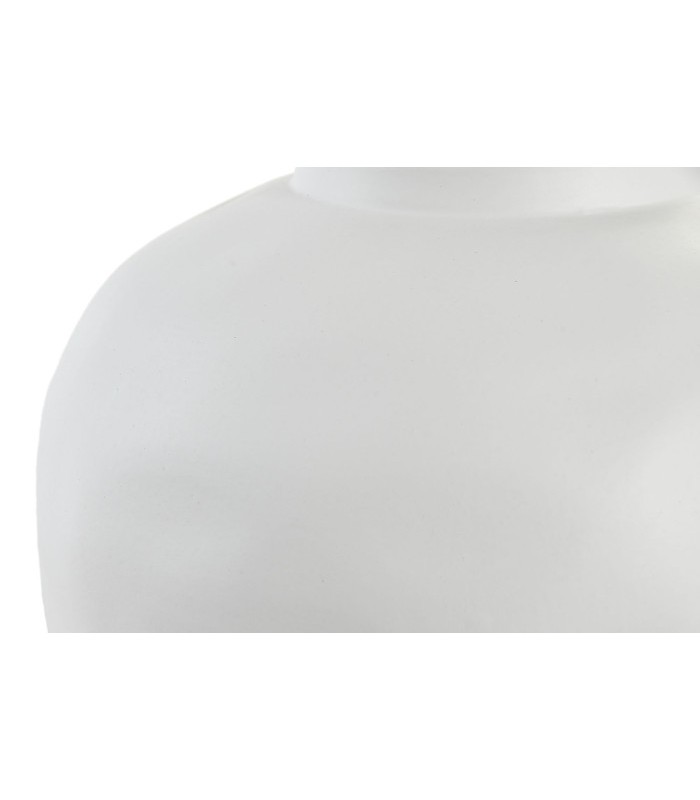 JARRON ARTESANAL GRES BLANCO 26*26*26CM JR-218430