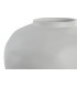 JARRON ARTESANAL GRES BLANCO 26*26*26CM JR-218430