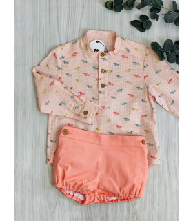 CAMISA PERRITOS+BOMBACHO MILÚ 9298 LA MARTINICA