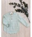 CAMISA NIÑO M/L VICHY ROGER 9238 LA MARTINICA