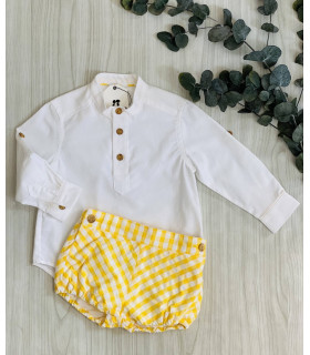 CAMISA+BOMBACHO NIÑO KITTIE 9173 LA MARTINICA