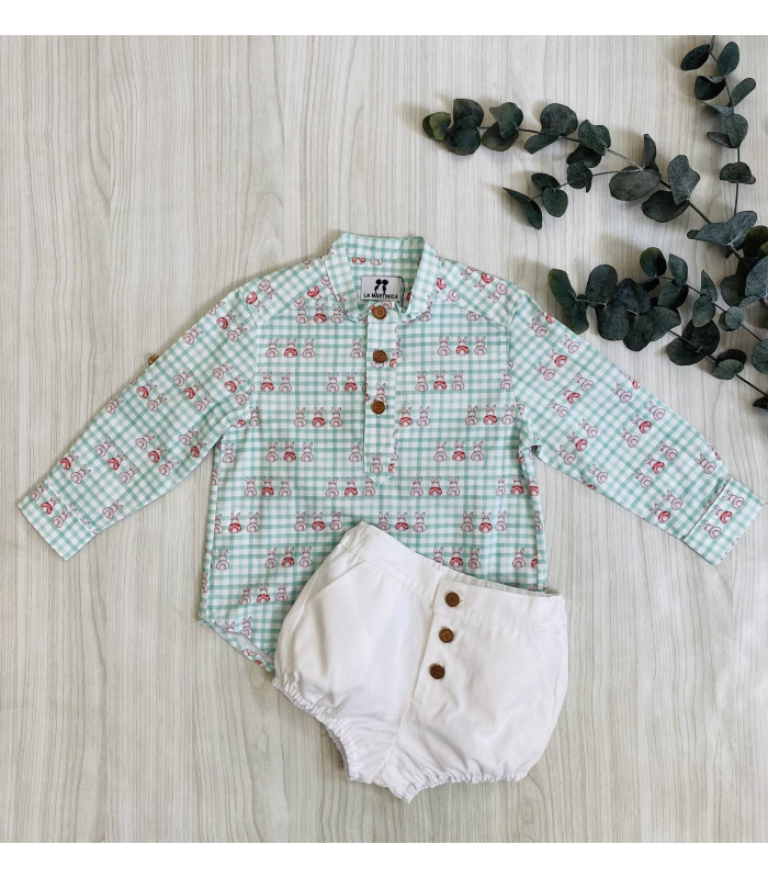 CAMISA+BOMBACHO NIÑO ROGER 9232 LA MARTINICA