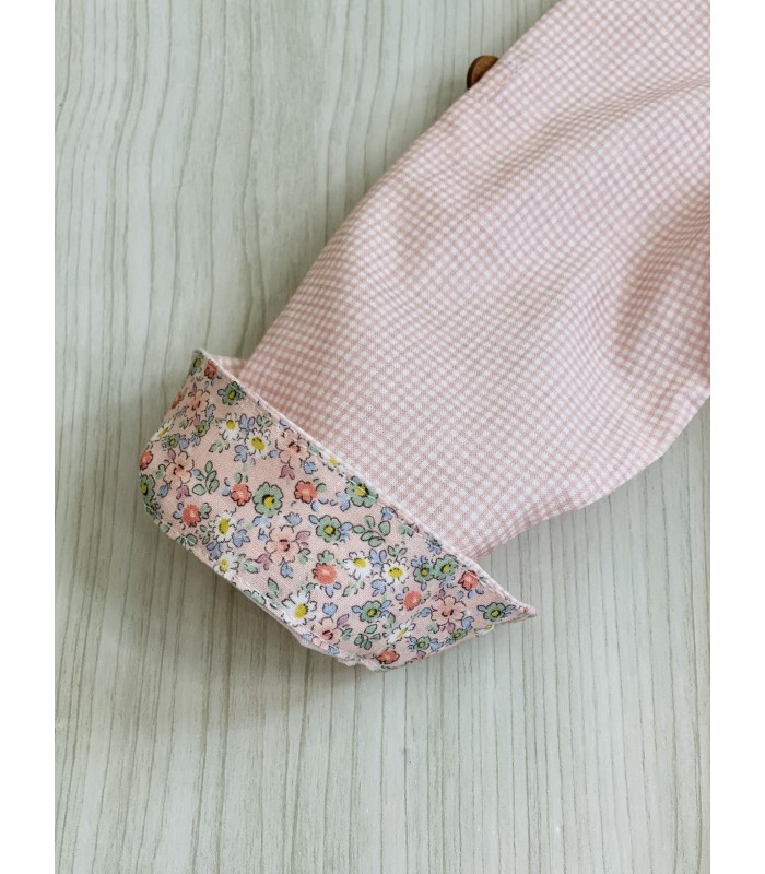 CAMISA+BOMBACHO NIÑO ROSA Y AZUL 9268 LA MARTINICA