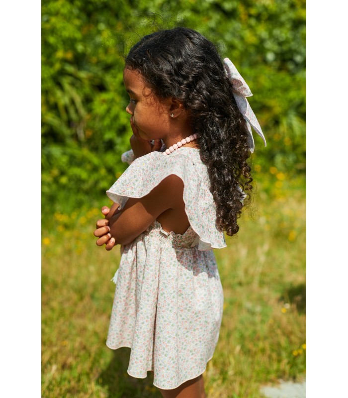 VESTIDO ROSA Y AZUL 9255 LA MARTINICA