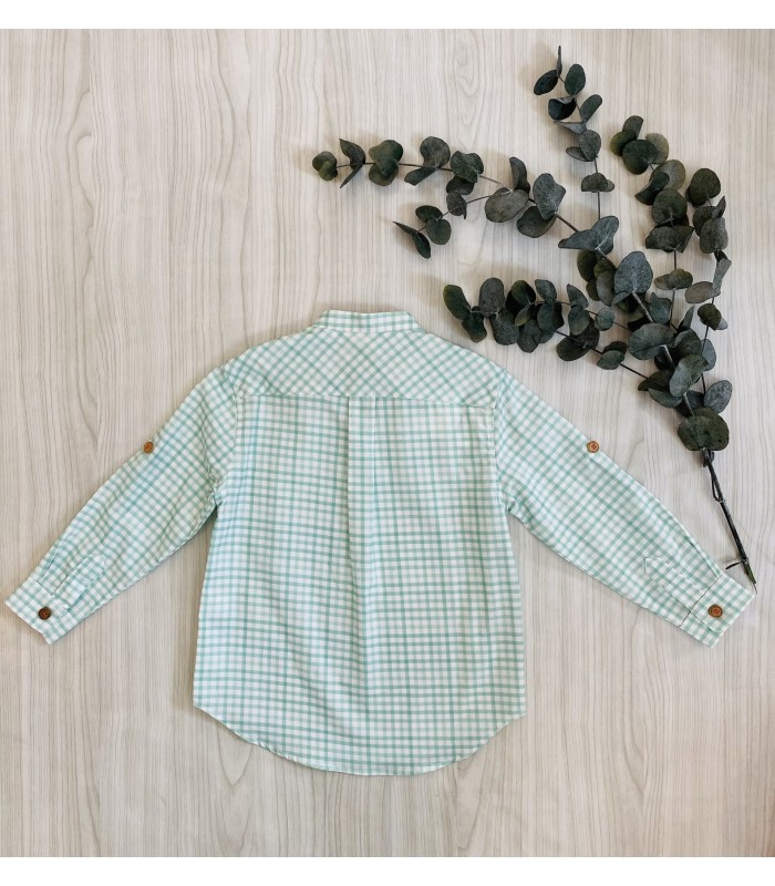 CAMISA NIÑO M/L VICHY ROGER 9238 LA MARTINICA