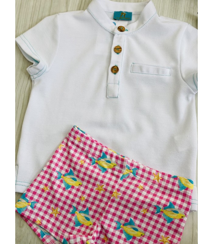 POLO+BOXER LICRA MEDITERRANEO 9530/2 LA MARTINICA