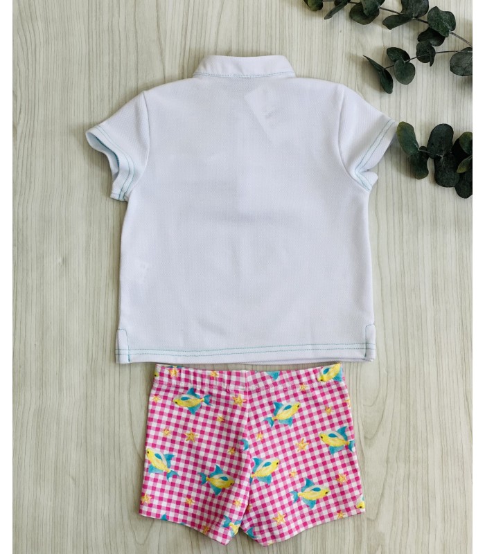 POLO+BOXER LICRA MEDITERRANEO 9530/2 LA MARTINICA