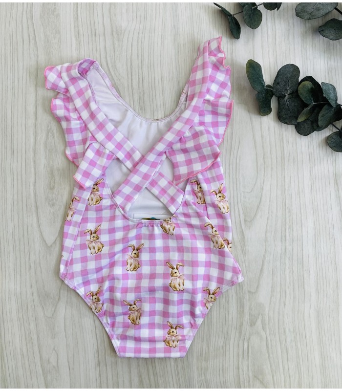 BAÑADOR CRUZADO CONEJITOS EASTER 9646 LA MARTINICA