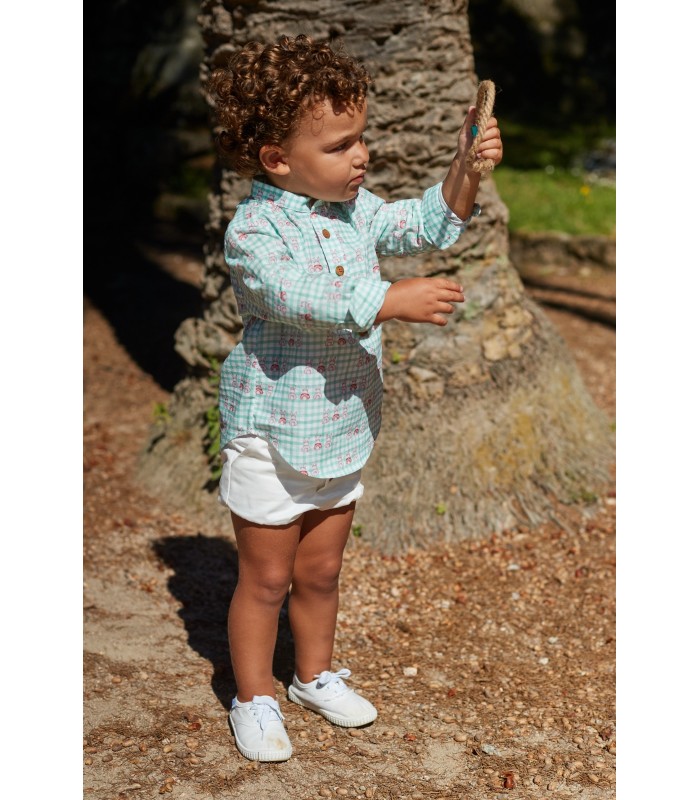 CAMISA+BOMBACHO NIÑO ROGER 9232 LA MARTINICA