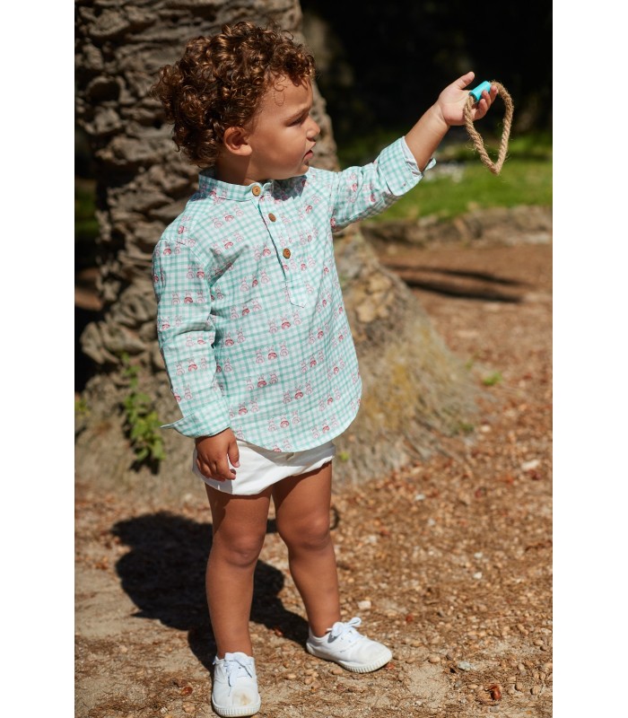 CAMISA+BOMBACHO NIÑO ROGER 9232 LA MARTINICA
