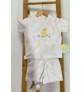 CAMISETA+BERMUDA RAYAS VP675 PIO PIO