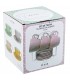 SET/6 TAZAS DE TE C/PLATO CERAMICA 08649