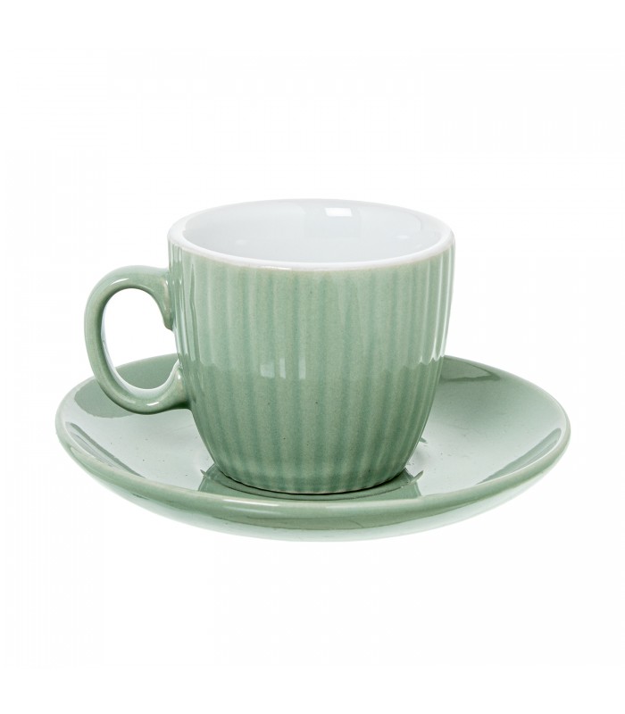 SET/6 TAZAS DE CAFÉ C/PLATO CERAMICA 08650