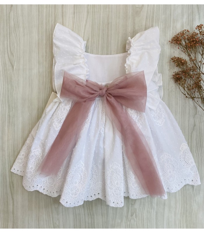 VESTIDO LAZO ROSA 4629 BY COPO