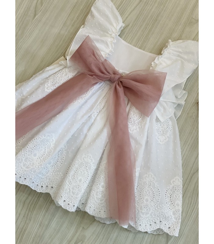 VESTIDO LAZO ROSA 4629 BY COPO