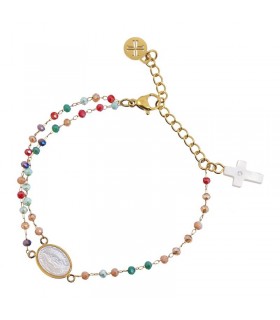 PULSERA ACERO MILAGROS CPU042