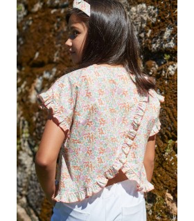 BLUSA CRUZADA+PANTALON LIRIO 9075 LA MARTINICA